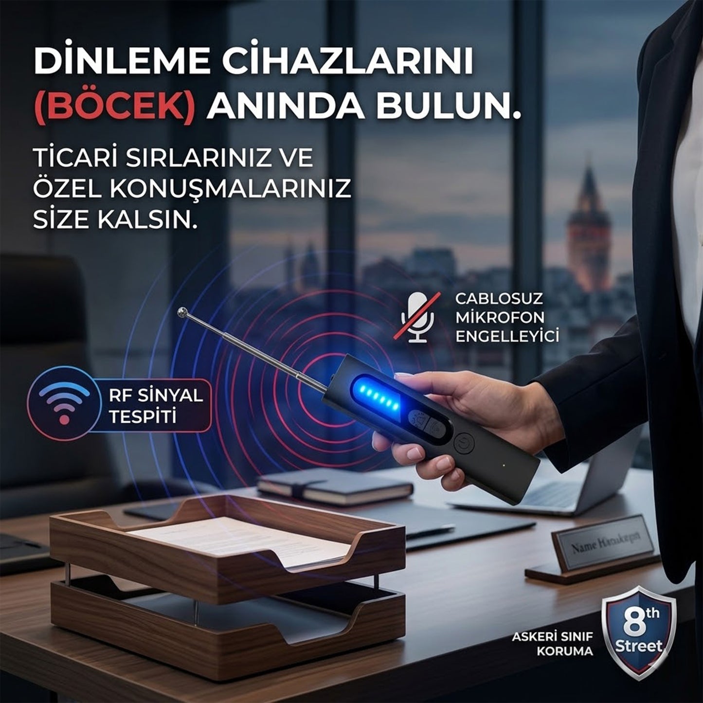 Gizli Kamera, Dinleme Cihaz Ve GPS Takip Tespit Dedektörü